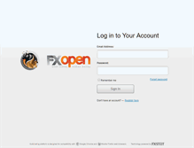 Tablet Screenshot of fxopen.fxstat.com